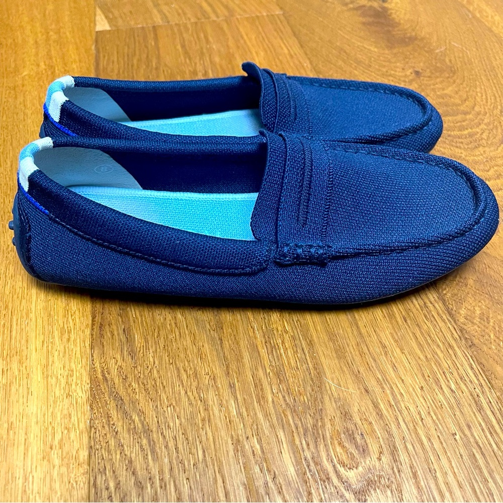 Rothy's The Driver Loafers Navy Sapphire Size 8